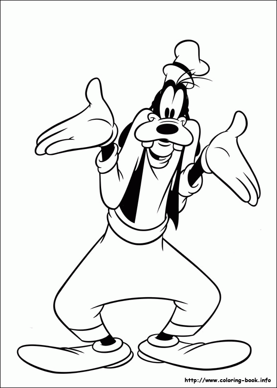 Goofy kolorowanki
